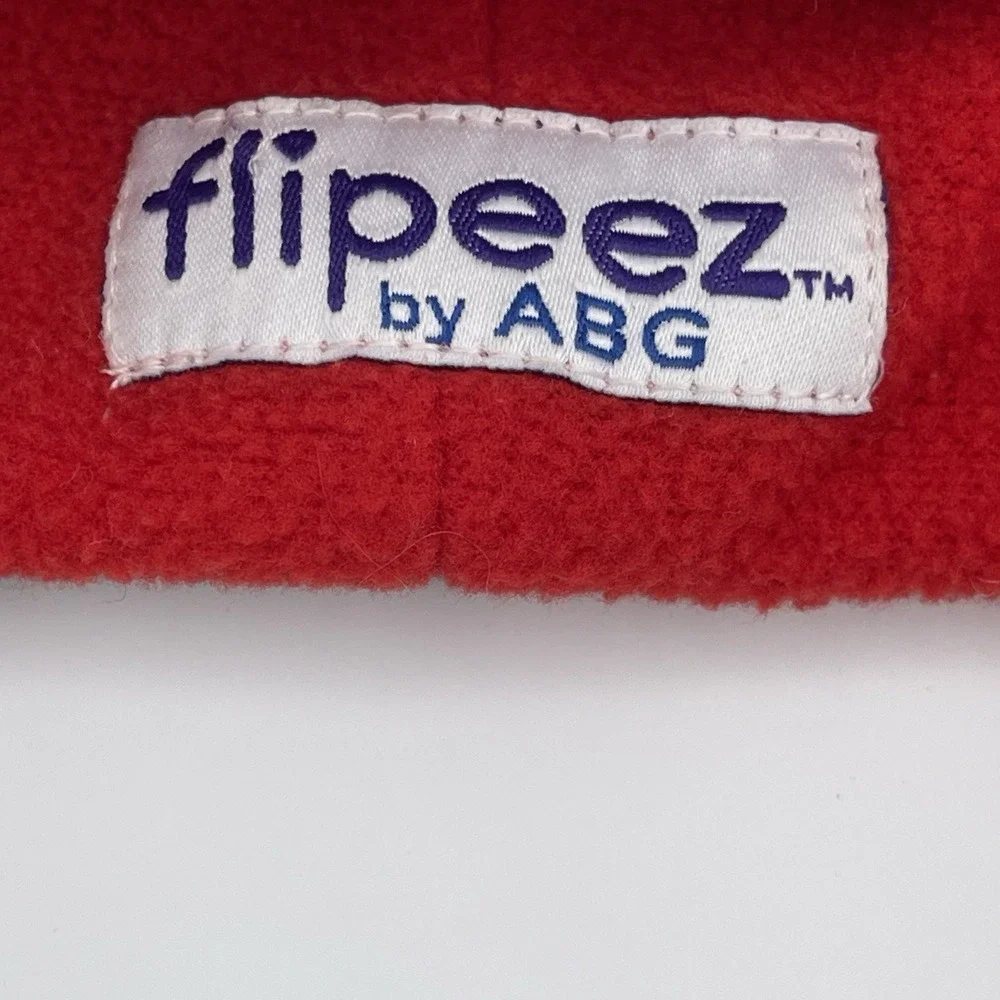 Disney Minnie Mouse Flipeez Girls Hat Black Red‎ Ears Bow One Size Winter